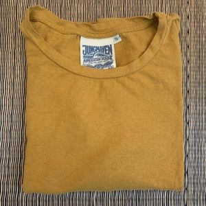 Jungmaven marigold Silver lake cropped t-shirt